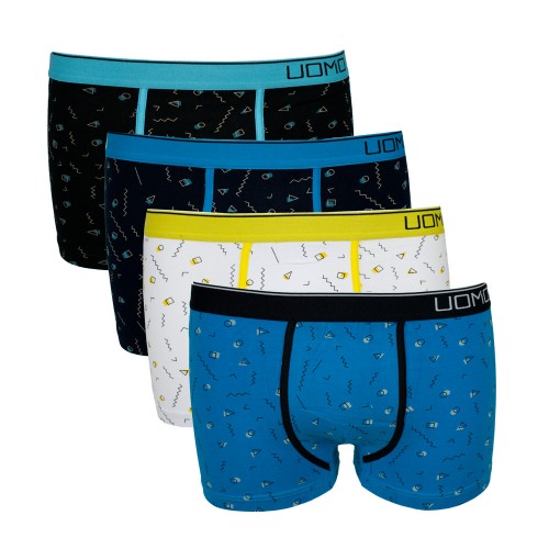 4 Pack αγορίστικα Boxer UOMO multi2