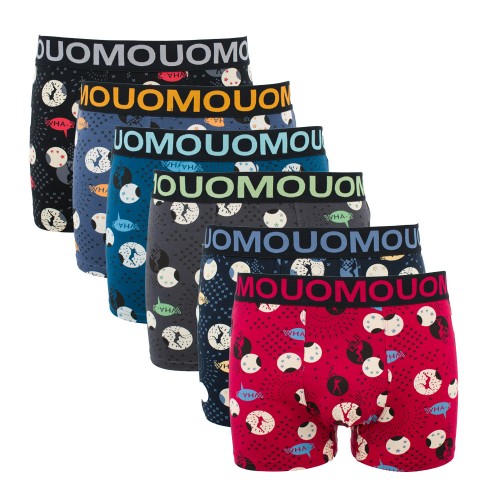 6 Pack Boxer UOMO WHA-2 multicolour  