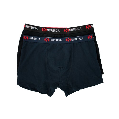 2 PACK Superga Boxer μαύρο-μπλε  