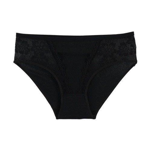 6 PACK Lace Elegance κλασικά ψηλόμεσα σλιπ multicolour