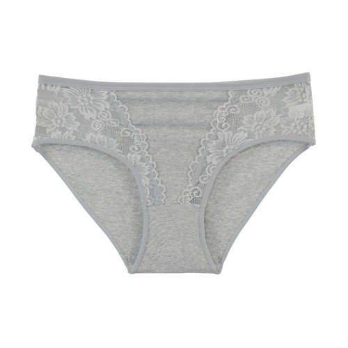 6 PACK Lace Elegance κλασικά ψηλόμεσα σλιπ multicolour