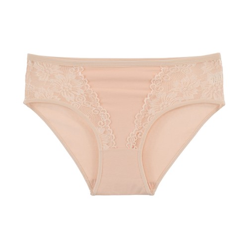6 PACK Lace Elegance κλασικά ψηλόμεσα σλιπ multicolour