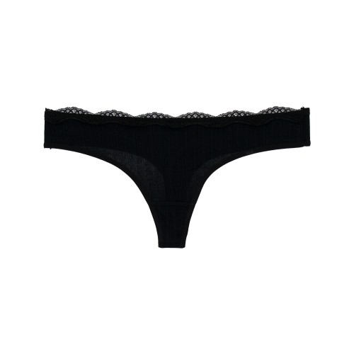 6 Pack Γυναικεία βαμβακερά String Lace Whisper multicolour