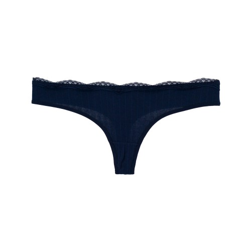 6 Pack Γυναικεία βαμβακερά String Lace Whisper multicolour