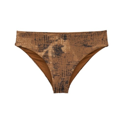 Γυναικείο μαγιό bikini με μπανέλα Glam Cycles σοκολατί 