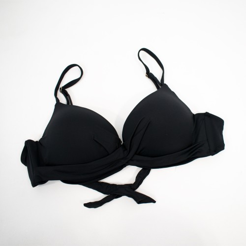 Γυναικείο μαγιό bikini Push Up με μπανέλα Mandala μαύρο 