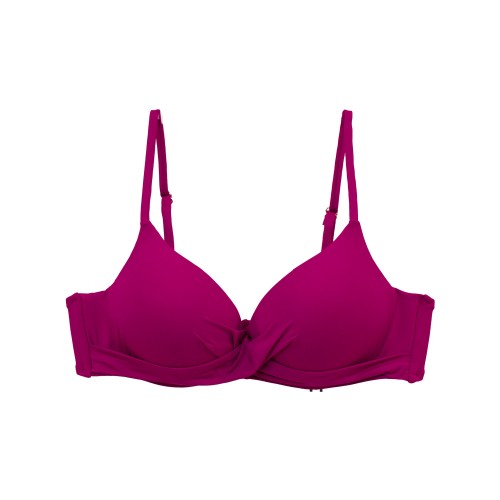 Γυναικείο μαγιό bikini Push Up με μπανέλα Mandala φούξια 