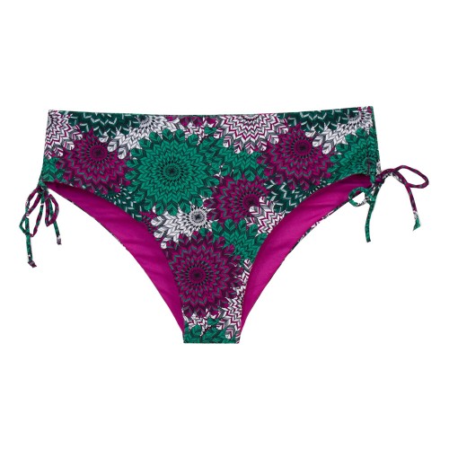 Γυναικείο μαγιό bikini Push Up με μπανέλα Mandala φούξια 