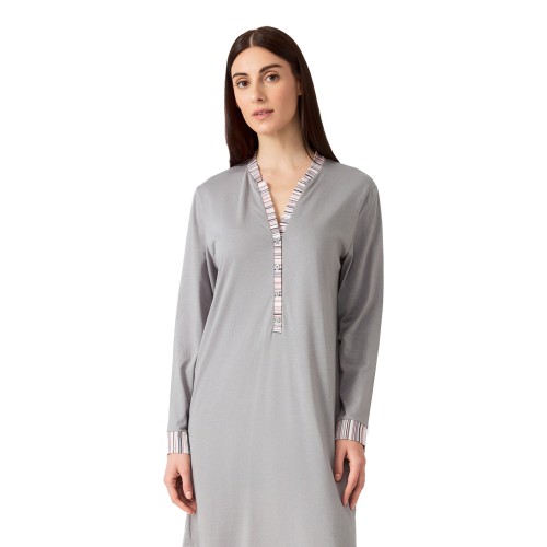 Γυναικείο Νυχτικό Minerva Sweet Dreams TENCEL Modal γκρι