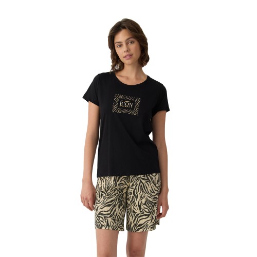 Minerva Γυναικείο TENCEL™ καλοκαιρινό σετ Earth Tones  