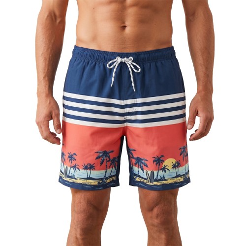 Ανδρικό μαγιό βερμούδα tropical μπλε 