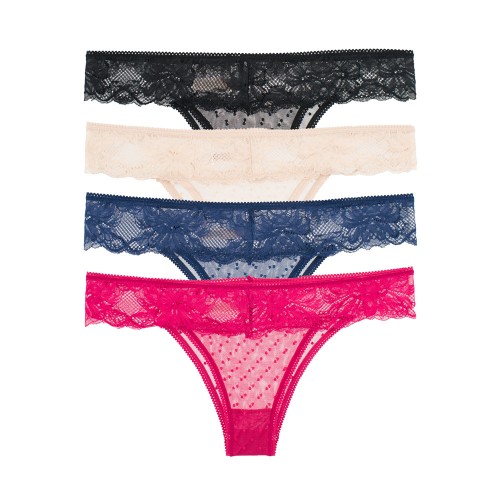  4 Pack Γυναικεία Eyelash brazilian slip multicolour
