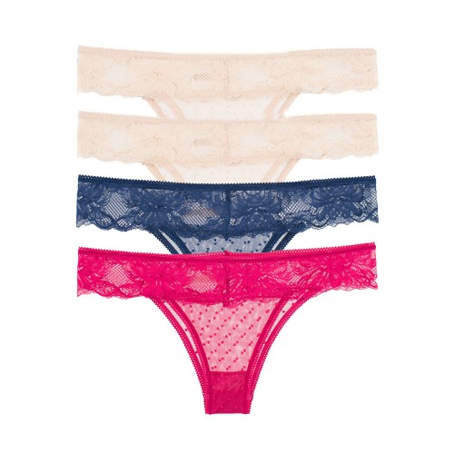  4 Pack Γυναικεία Eyelash brazilian slip multicolour