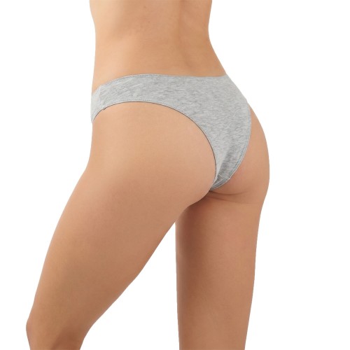 6 PACK βαμβακερά Brazilian slip με απαλές ραφές multicolour