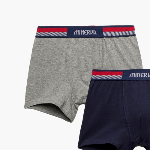 2 Pack Minervakia αγορίστικα Navy / Red