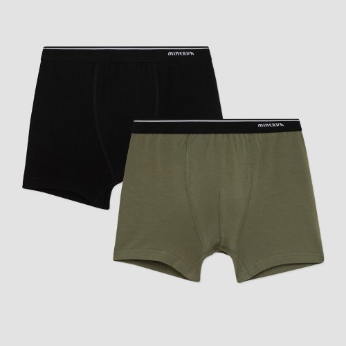 2 Pack Minervakia αγορίστικα Black / Army Green 