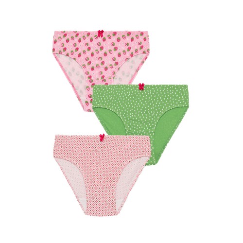 3 Pack Minervakia κοριτσίστικα κιλοτάκια Strawberries 