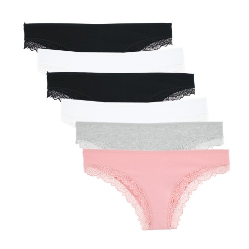 6 PACK slip Cotton 365 multicolour 
