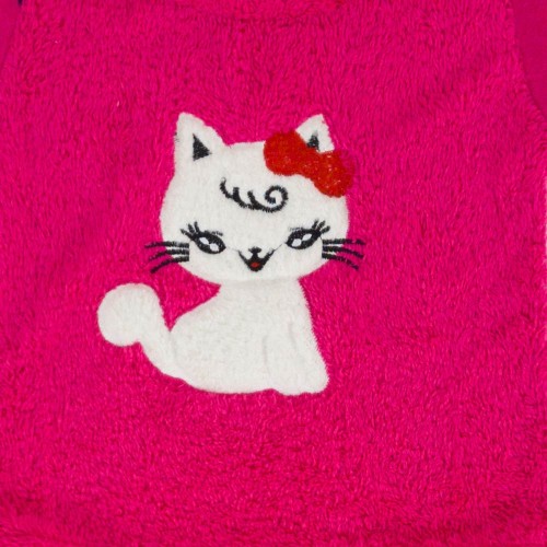 Cat κοριτσίστικη fleece πυτζάμα φούξια W23
