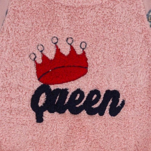 Queen κοριτσίστικη fleece πυτζάμα ροζ W23
