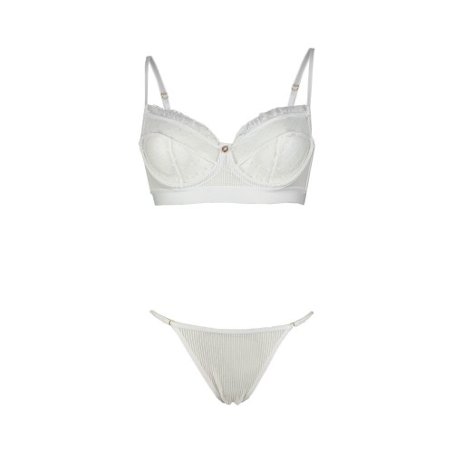 Γυναικείο lingerie Set Riviera λευκό