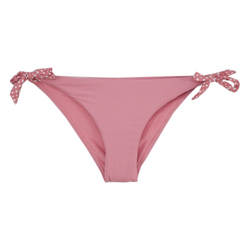 Μαγιό bikini με μπανέλα πουά ροζ S23