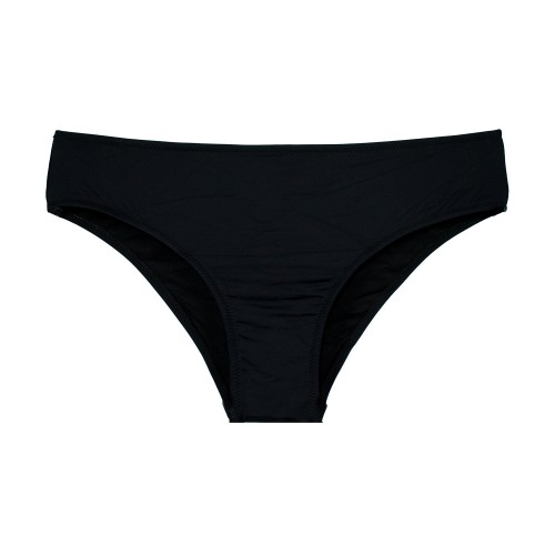 Γυναικείο μαγιό bikini ντραπέ με μπανέλα φλοράλ μαύρο S24