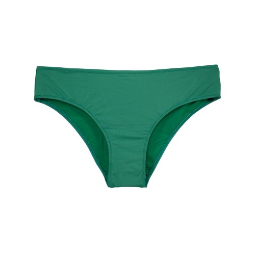 Γυναικείο μαγιό bikini ντραπέ με μπανέλα φλοράλ πράσινο S24