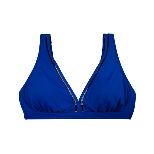 Γυναικείο μαγιό Classic bikini χωρίς μπανέλα μπλε S24