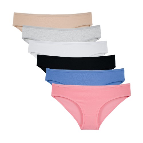  6 Pack Γυναικεία Twist Cotton bikini slip multicolour