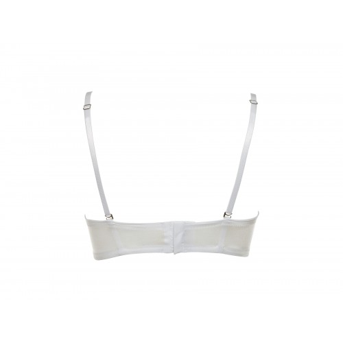 Double extra super push up Strapless σουτιέν (+2 sizes) Lormar λευκό.
