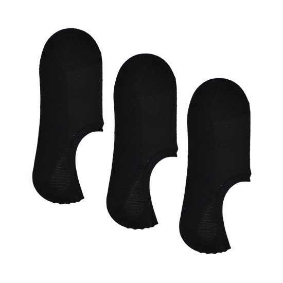 3 Pairs ανδρικές βαμβακερές κάλτσες σουμπά ACTE μαύρες 