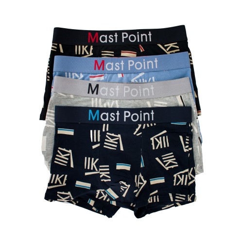 4 Pack Boxer UOMO Mast point multicolor