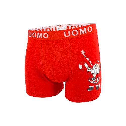 Boxer UOMO Santa Claus κόκκινο