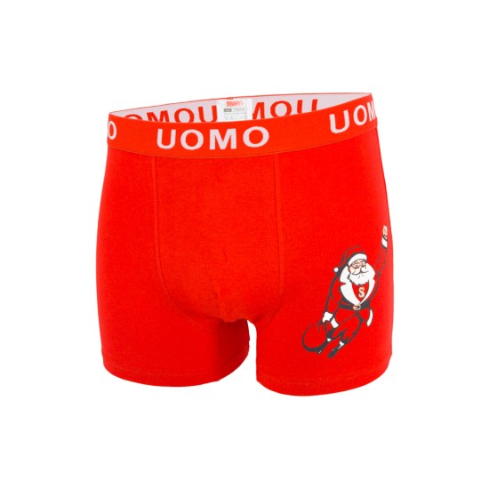 Boxer UOMO Super Santa Claus κόκκινο