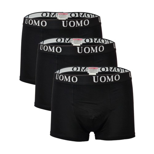 Boxer UOMO οικονομική συσκευασία 3 τμχ Μαύρα